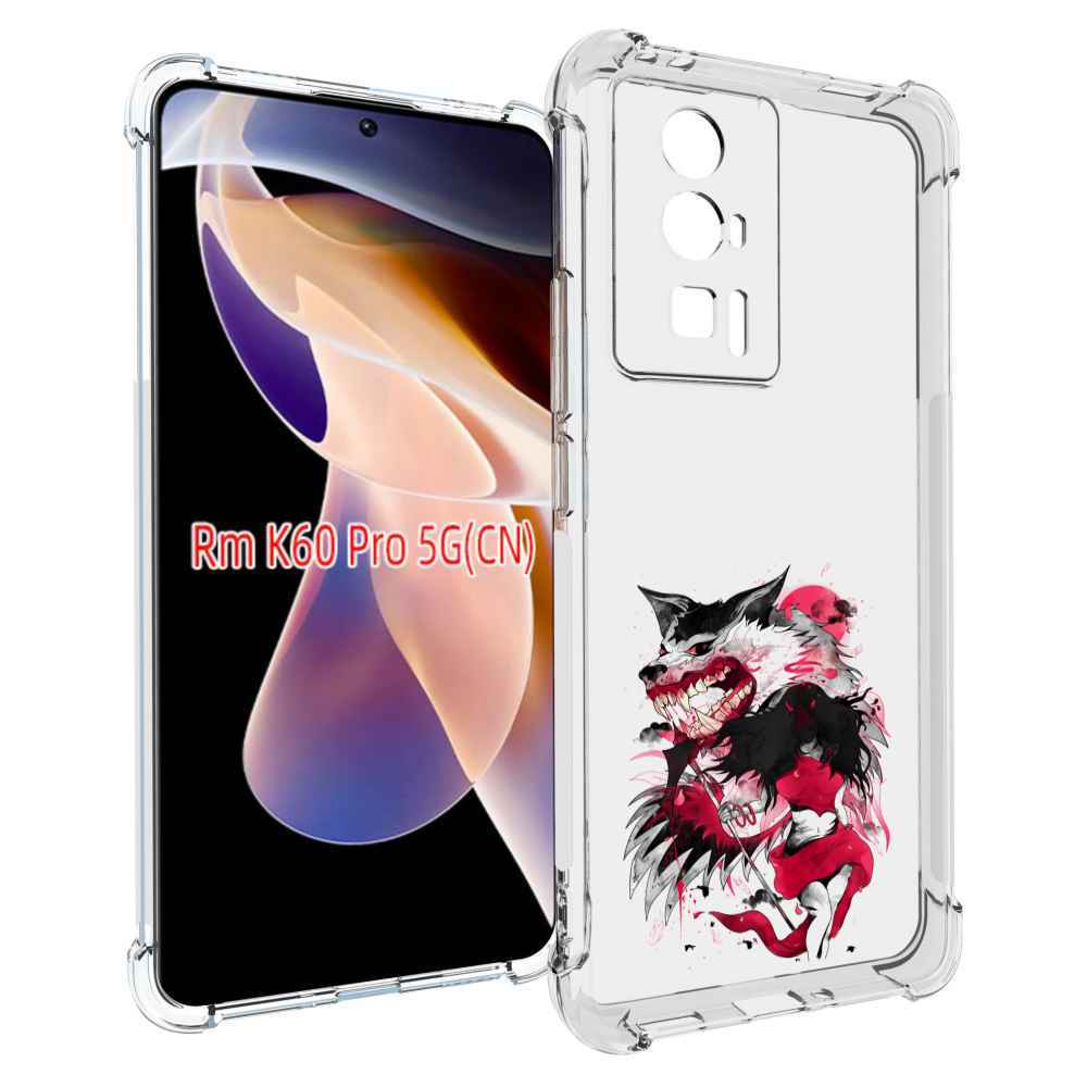 

Чехол MyPads красная шапочка для Xiaomi Redmi K60 Pro, Прозрачный, Tocco