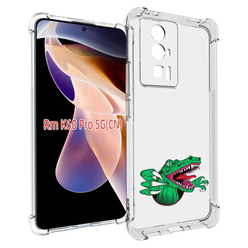 

Чехол MyPads крокодил для Xiaomi Redmi K60 Pro, Прозрачный, Tocco