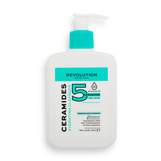 Гель Revolution Skincare увлажняющий Ceramides Hydrating Cleanser 236 мл мастерская олеси мустаевой гель молочко сенситив очищающее 45 мл