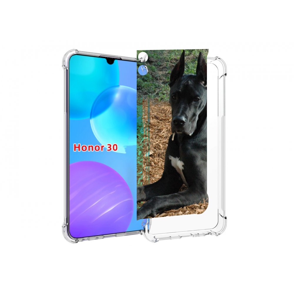 

Чехол MyPads немецкий дог для Huawei Honor 30 Lite, Tocco