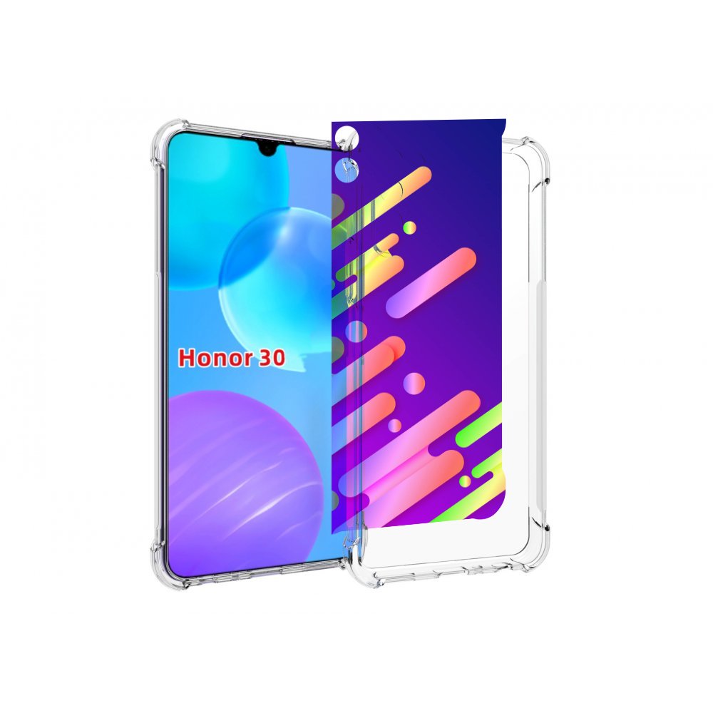 

Чехол MyPads неоновый-фон для Huawei Honor 30 Lite, Tocco