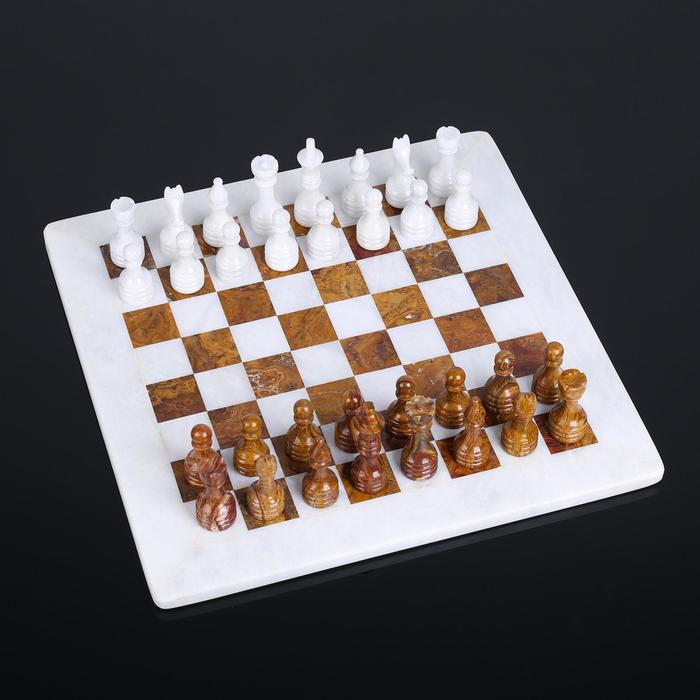 Шахматы 4864968 'Элит', доска 40х40 см, оникс, вид 2 шахматы pakshah карфаген мрамор и оникс on w002
