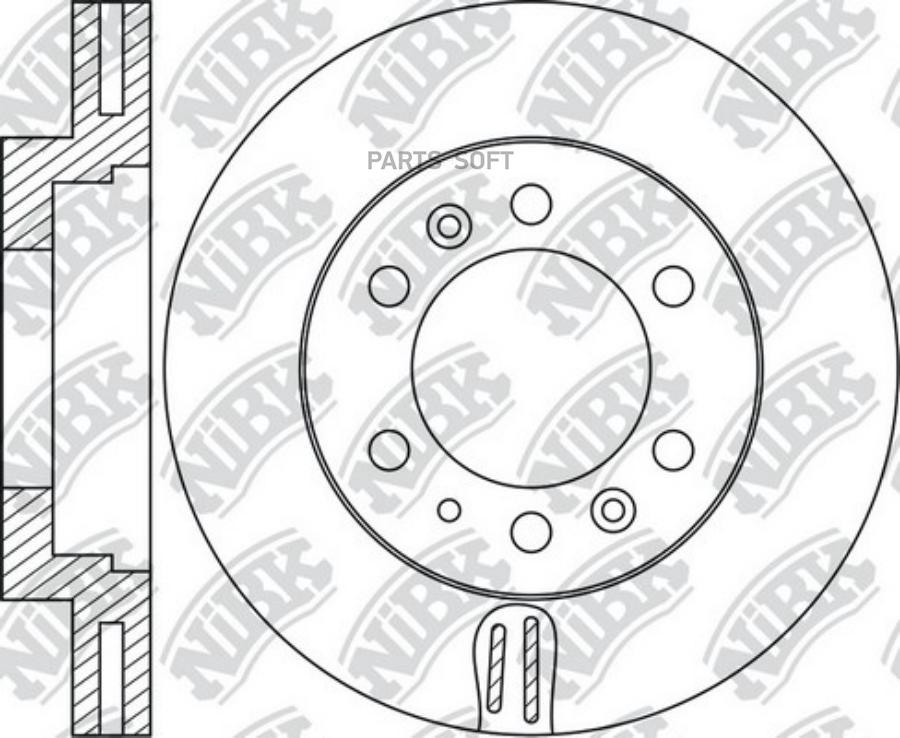

Передний тормозной диск NIBK RN1750