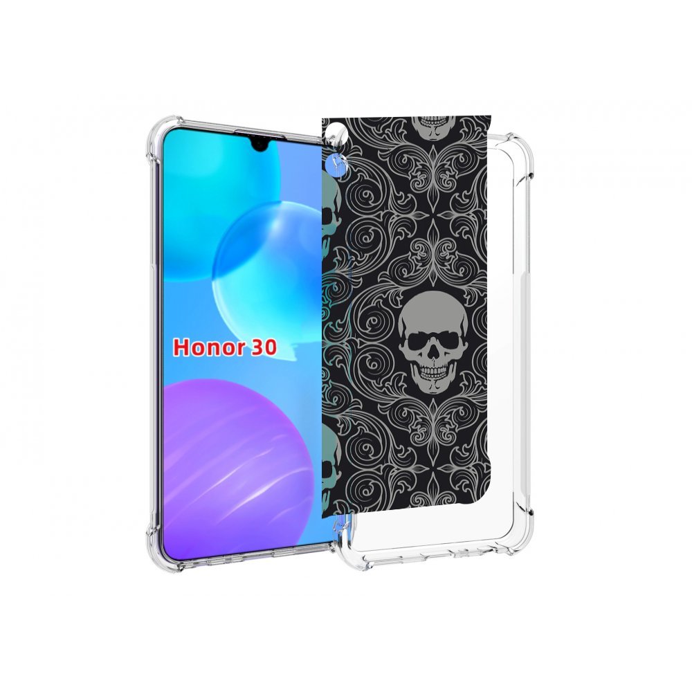 

Чехол MyPads орнамент-черепов для Huawei Honor 30 Lite, Tocco