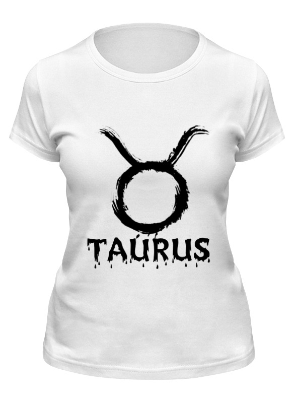 

Футболка женская Printio Телец. белая S, Белый, Телец.