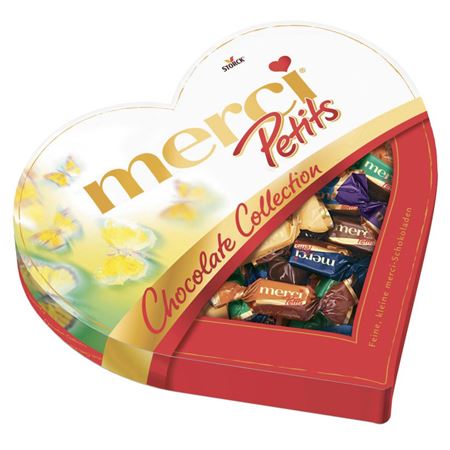 

Шоколадный набор Merci Petits Сердце 250 г