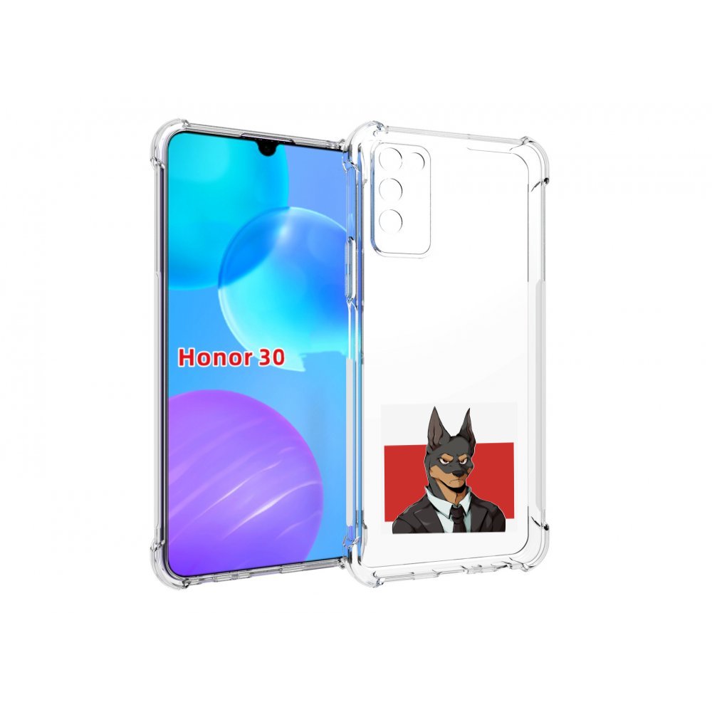 

Чехол MyPads офисный работник собака для Huawei Honor 30 Lite, Tocco