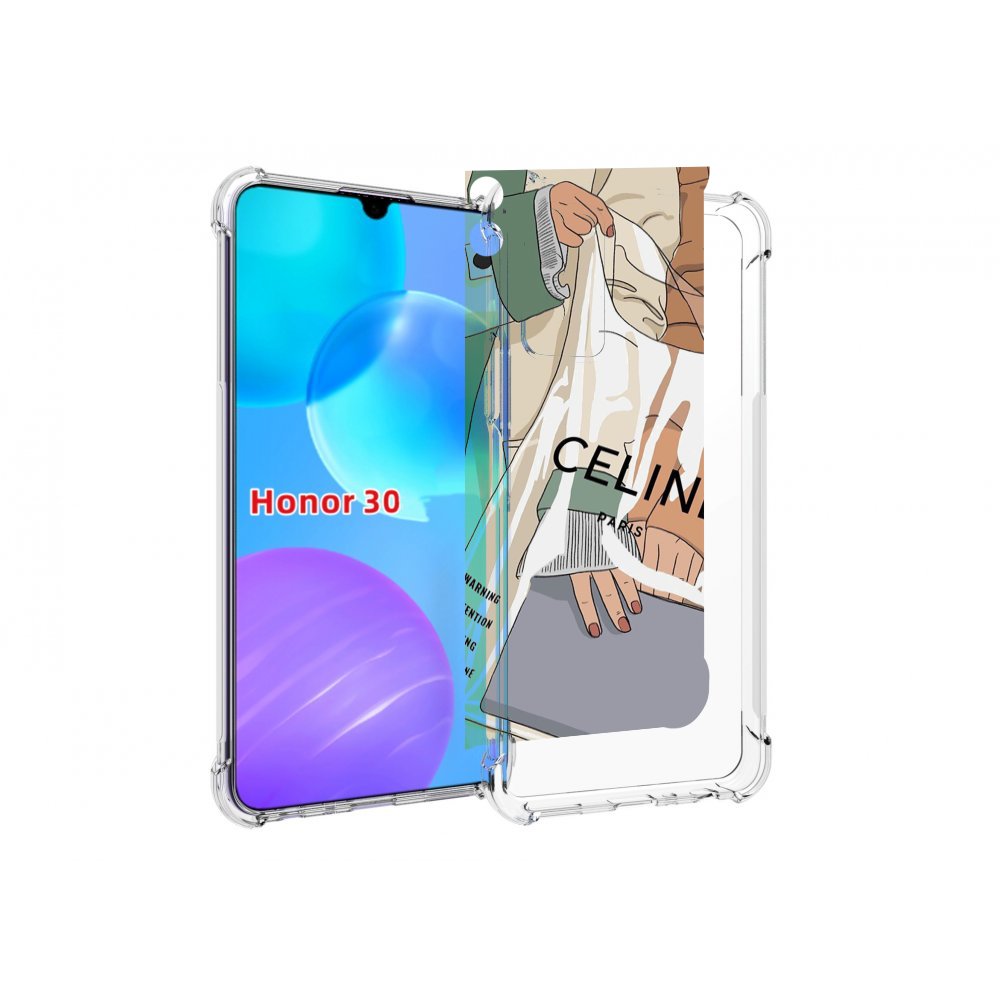 

Чехол MyPads пакет-келин-париж женский для Huawei Honor 30 Lite, Tocco