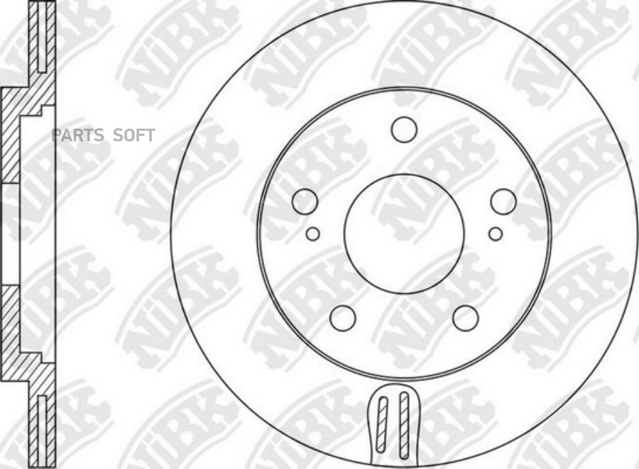 

Диск тормозной NiBK RN1574