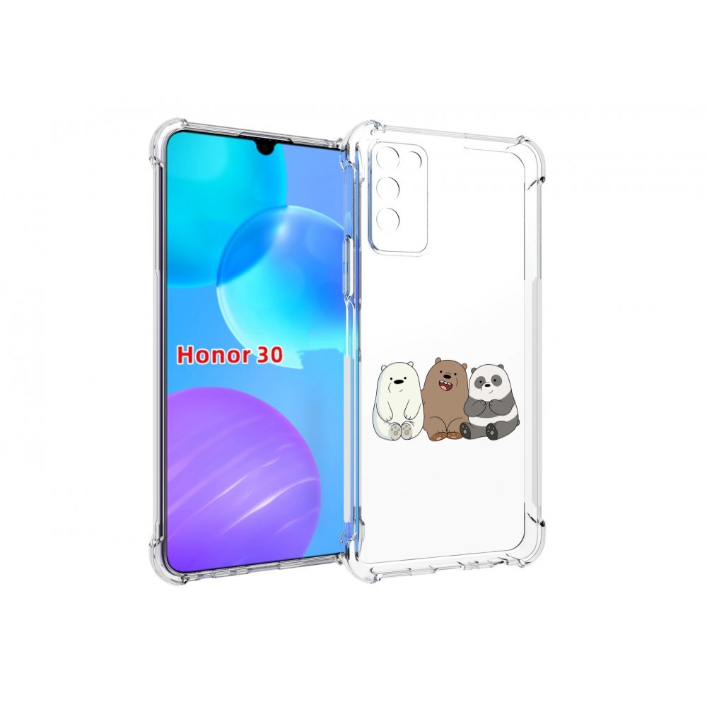 

Чехол MyPads панды детский для Huawei Honor 30 Lite, Tocco