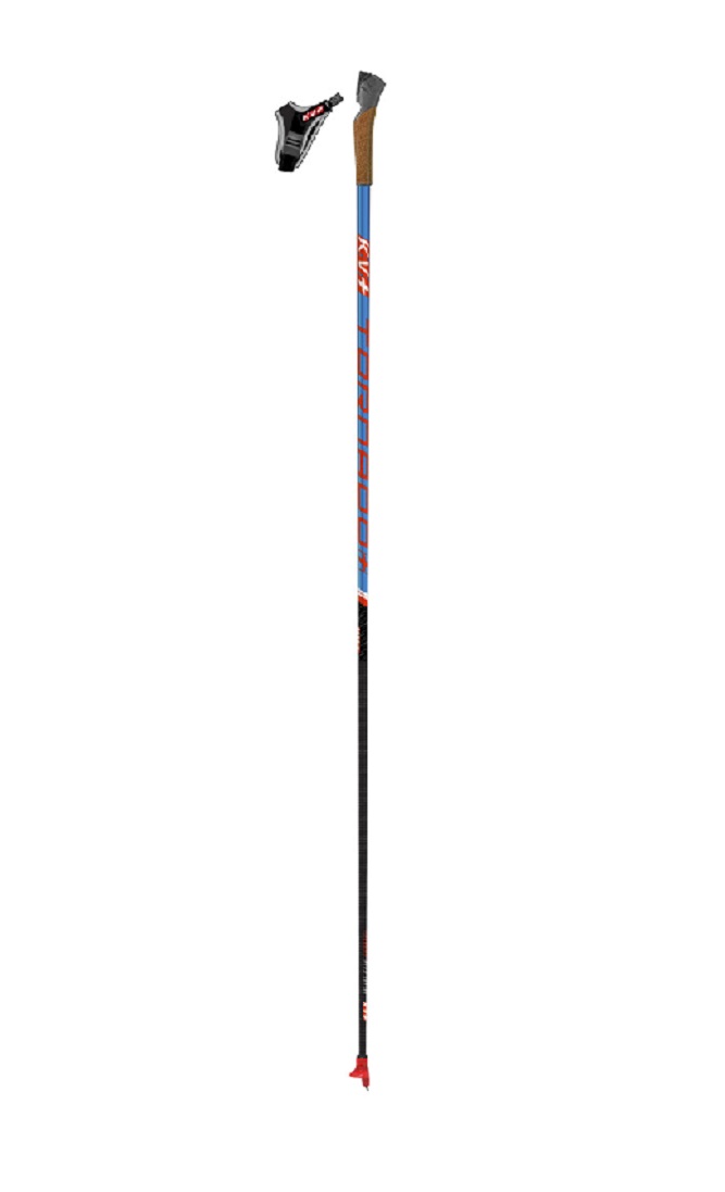 Лыжные палки KV+ Tornado plus qcd titan (100% Carbon), 23P002Q