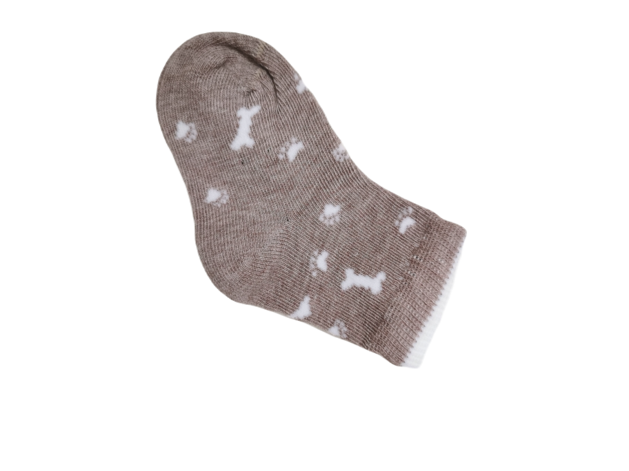 

Носки детские Косточки цв.Кофе р. 9-10, Д-31363