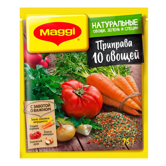 

Приправа Maggi 10 овощей 75 г