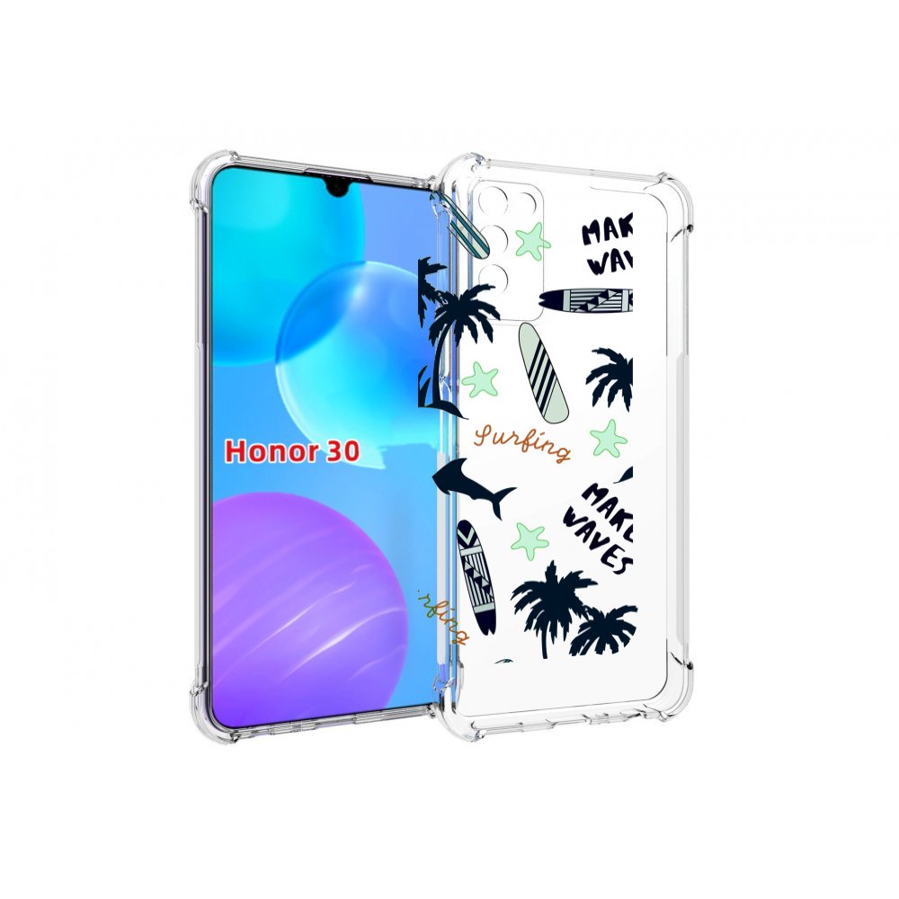 

Чехол MyPads пляжная-тематика для Huawei Honor 30 Lite, Tocco