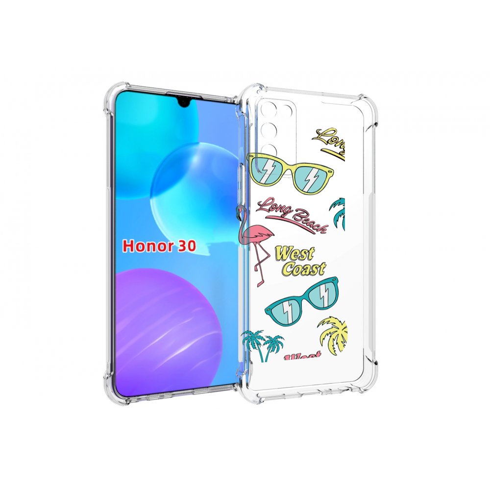 

Чехол MyPads пляжные-декорации для Huawei Honor 30 Lite, Tocco