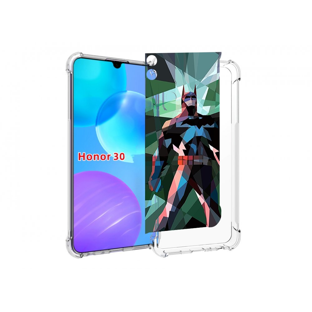

Чехол MyPads полигональный-бэтмен-арт для Huawei Honor 30 Lite, Tocco