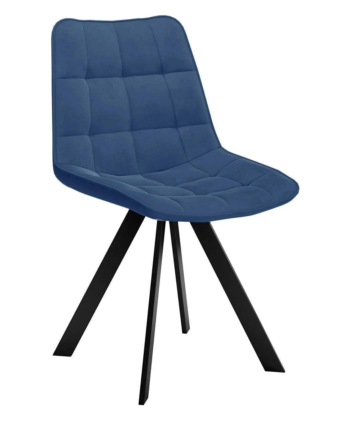 

Стул DikLine 229 поворотный, B8 BLUE, ножки черные, 2 шт., 229