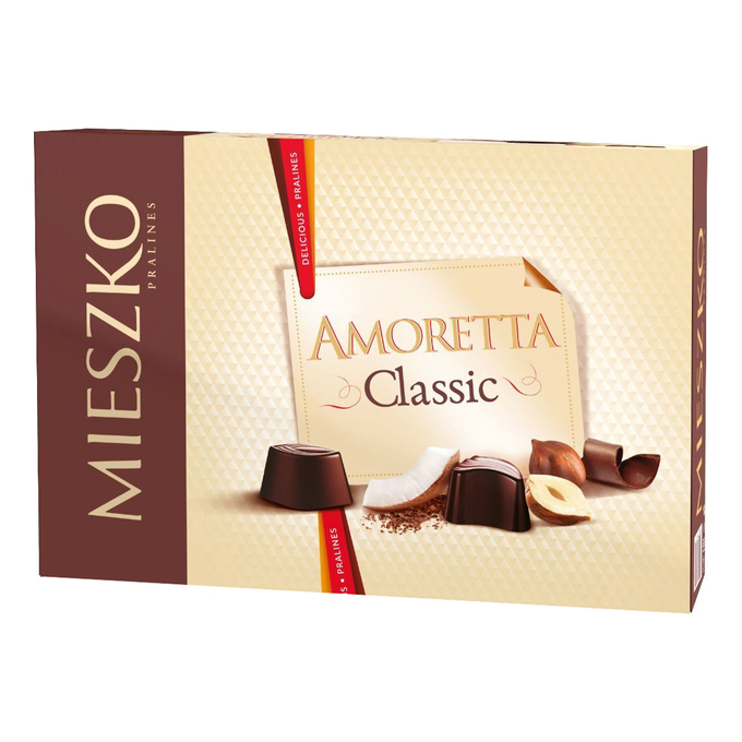 Шоколадные конфеты Mieszko Amoretta Classic ассорти 139 г