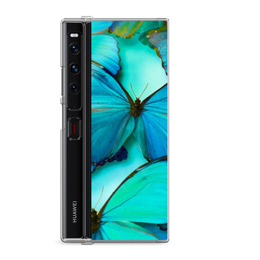 

Силиконовый чехол "Неоновые бабочки" на Huawei Mate Xs 2 / Хуавеи Мате Xs 2