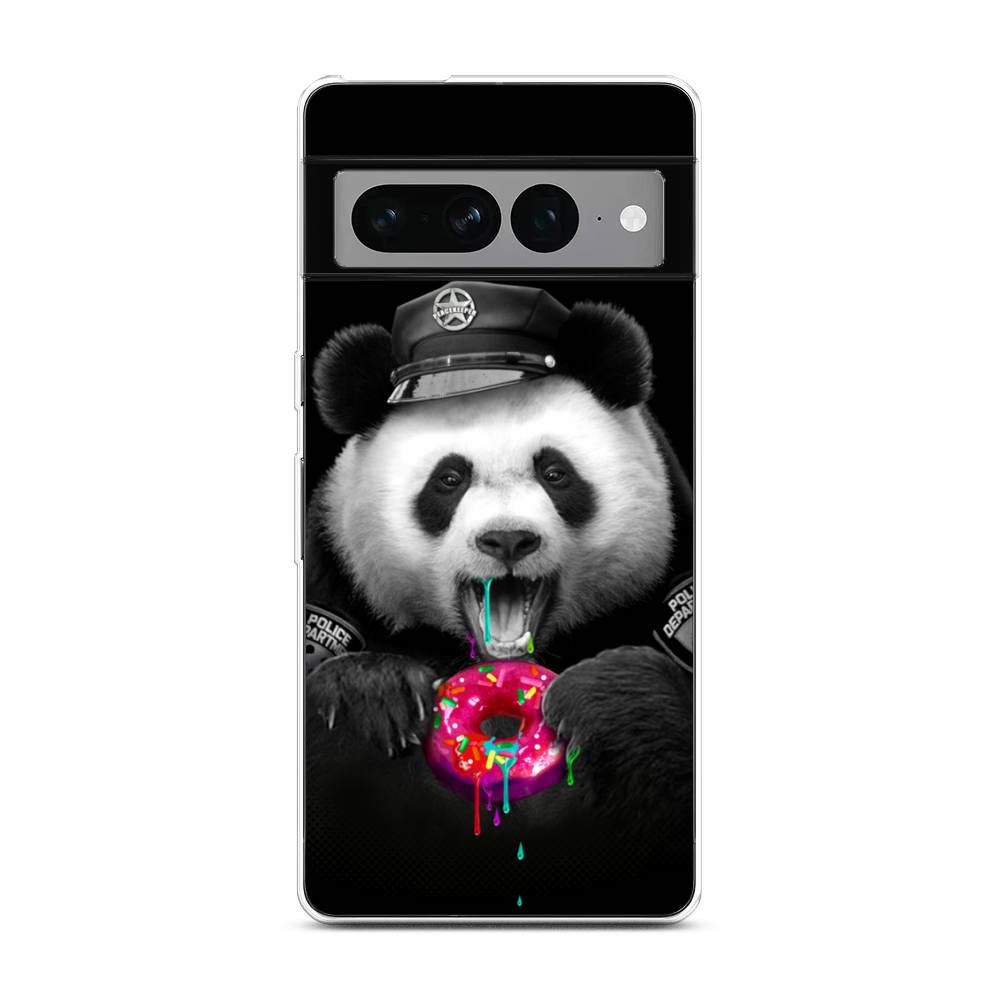 

Чехол Awog на Google Pixel 7 Pro "Панда police", Разноцветный