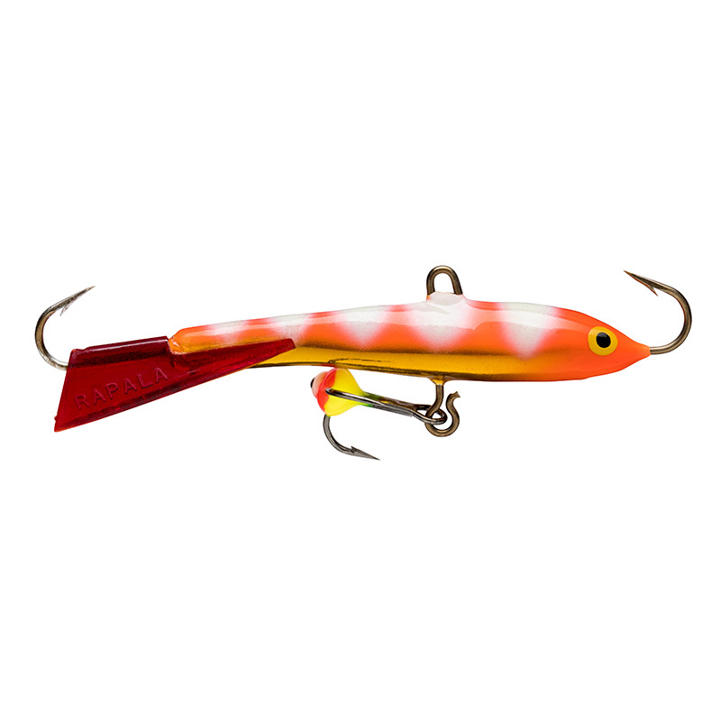 

Балансир Rapala Jigging Rap Color Hook 70 мм 1 шт цвет GZFR, Золотистый;оранжевый;белый;красный, Jigging Rap Color Hook