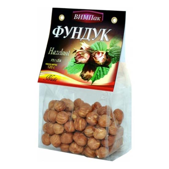 

Фундук Вимпак сушеный очищенный 120 г