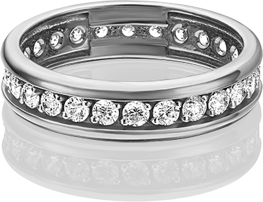

Кольцо из золота р. 18 PLATINA jewelry 01-5308-00-501-1120-38, фианит, 01-5308-00-501-1120-38