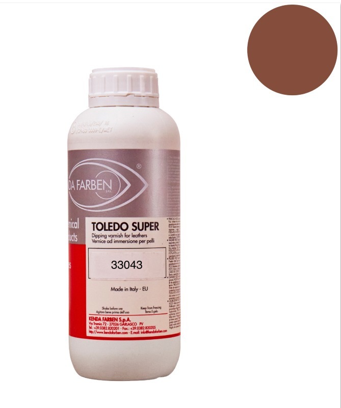 

Краска проникающая для кожи. Kenda Farben. Toledo Super 1000 мл. Цвет: Каштан 33043. 703., Коричневый