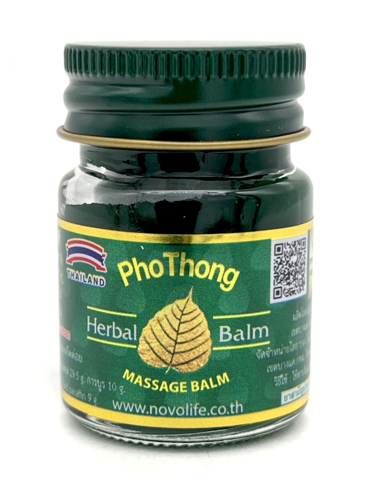 фото Green herb бальзам охлаждающий пхо тонг зеленый pho tong cooling green balm, 15 г