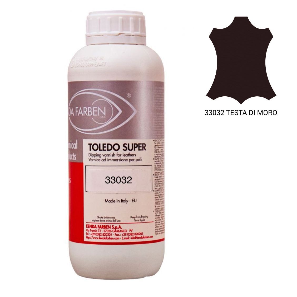 

Краска проникающая для кожи Kenda Farben Toledo Super 1000 мл, Темно-коричневый 709
