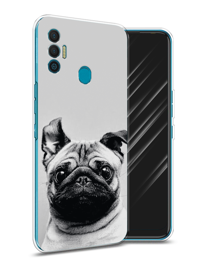 

Чехол Awog на Google Pixel 7 Pro "Ушастый мопс", Разноцветный
