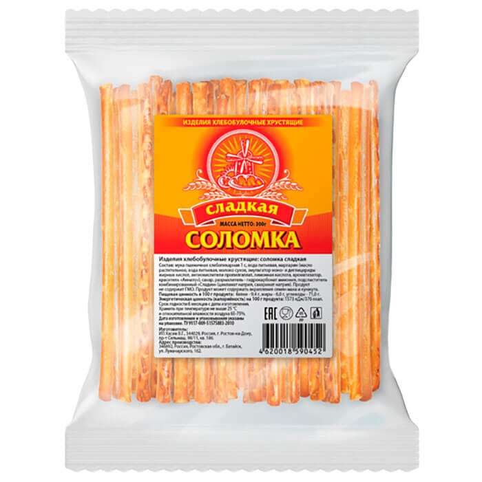 

Соломка Ростов-Дон сладкая 300 г