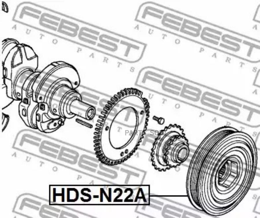 Шкив FEBEST HDSN22A