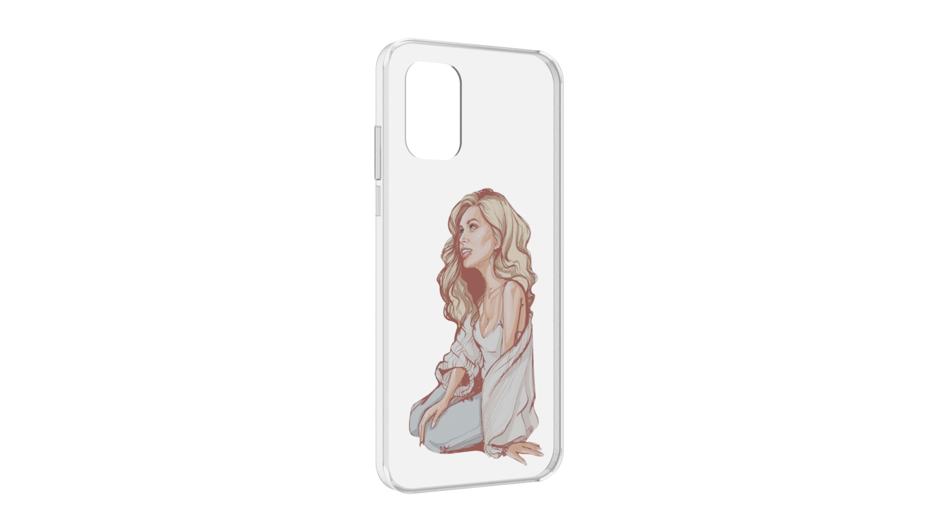 

Чехол MyPads красивая-девушка-в-белом женский для Nokia G21, Прозрачный, Tocco