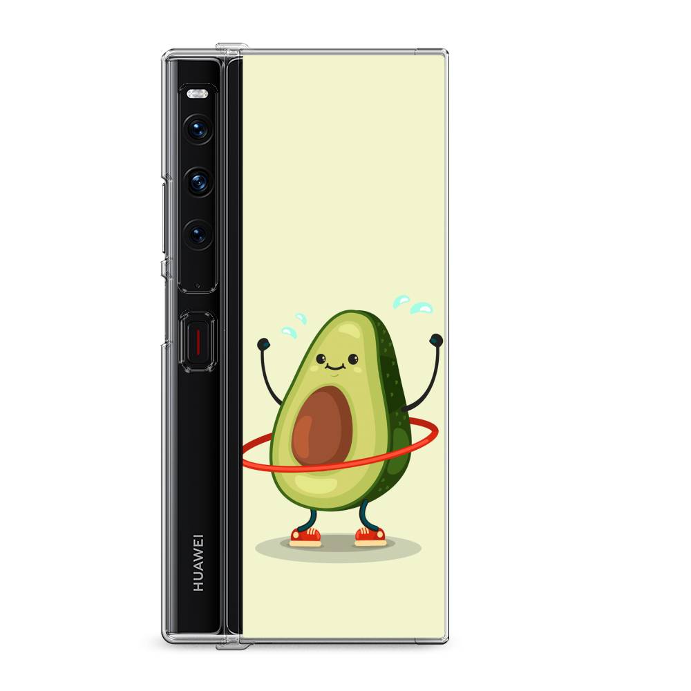 

Силиконовый чехол "Авокадо с обручем" на Huawei Mate Xs 2 / Хуавеи Мате Xs 2