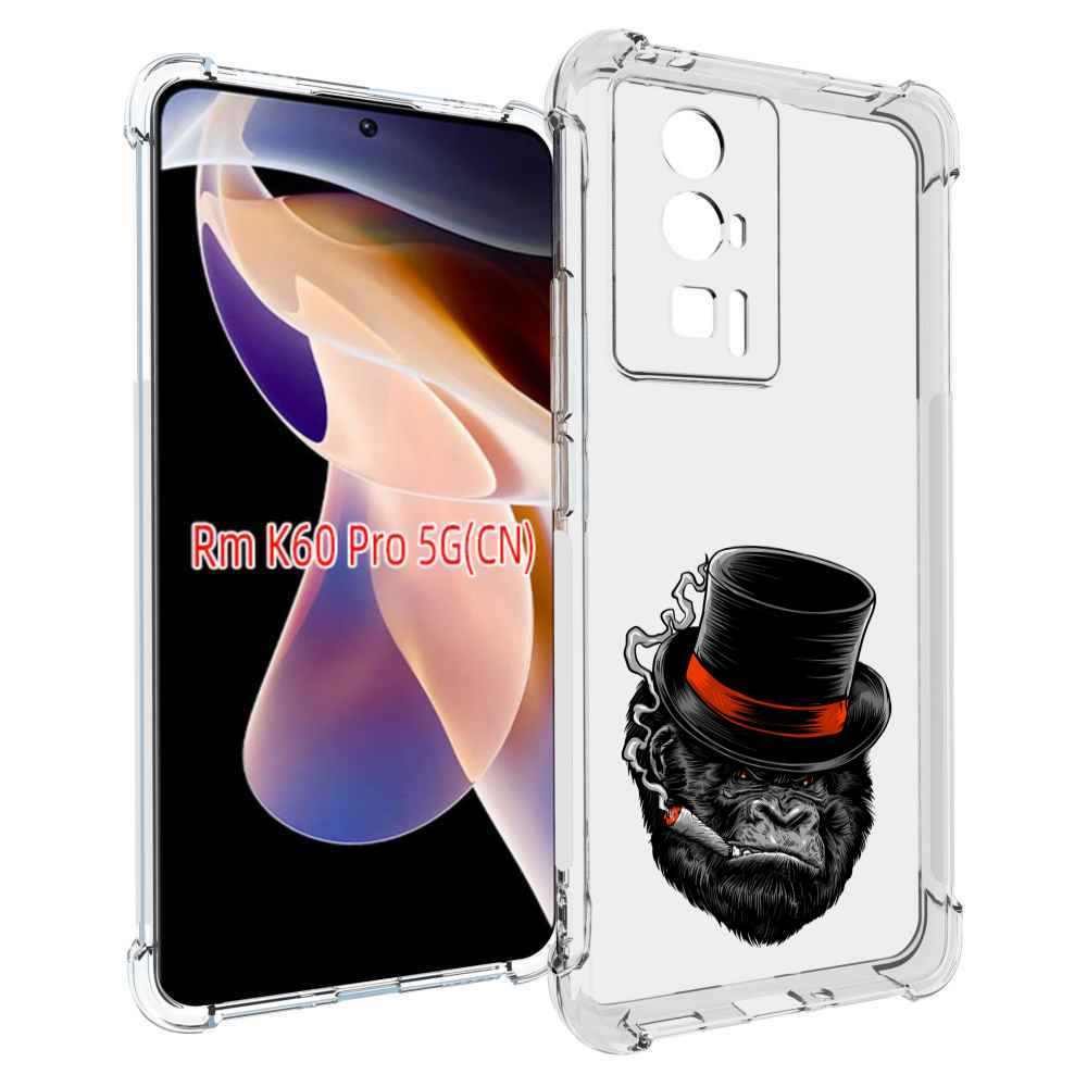 

Чехол MyPads дизайнерская горилла для Xiaomi Redmi K60 Pro, Прозрачный, Tocco