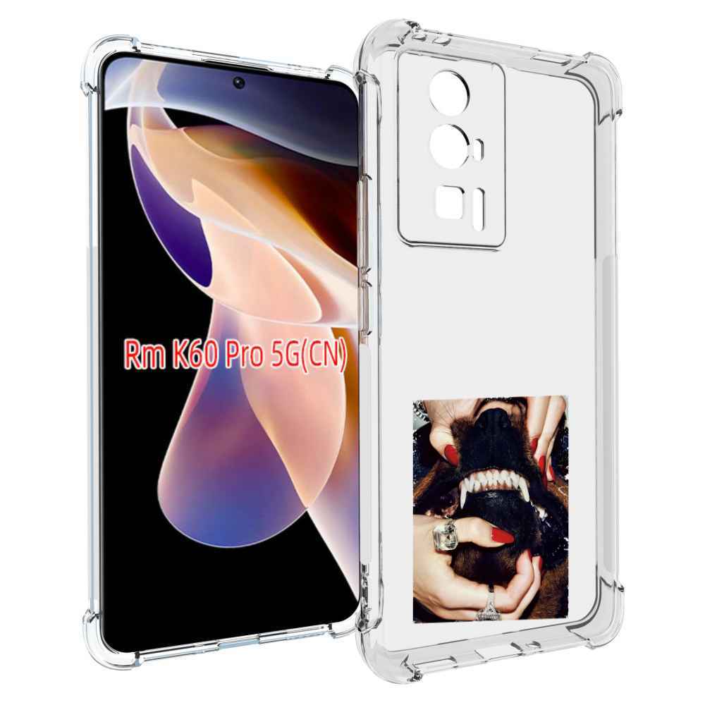 

Чехол MyPads маникюр для Xiaomi Redmi K60 Pro, Прозрачный, Tocco