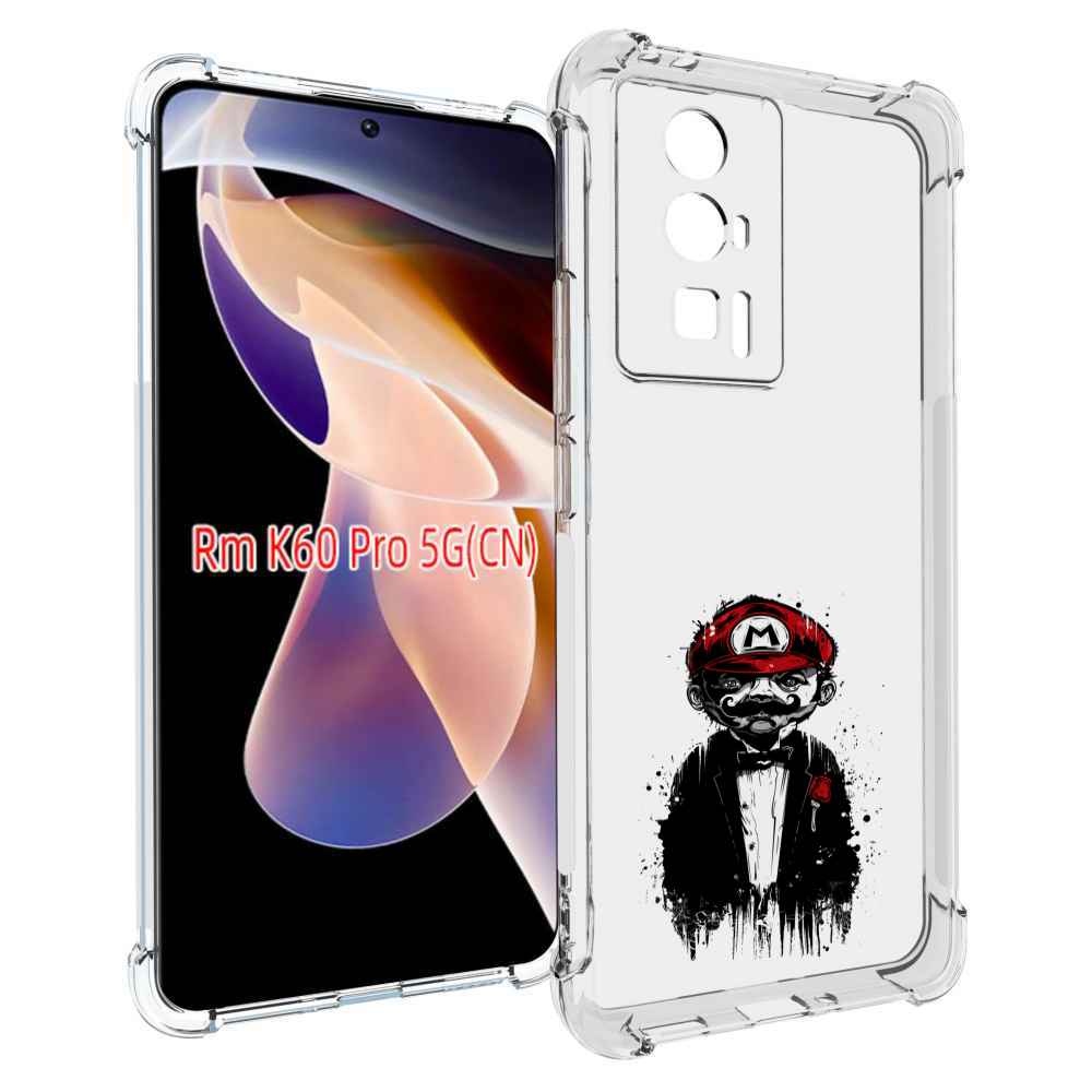 

Чехол MyPads марио для Xiaomi Redmi K60 Pro, Прозрачный, Tocco