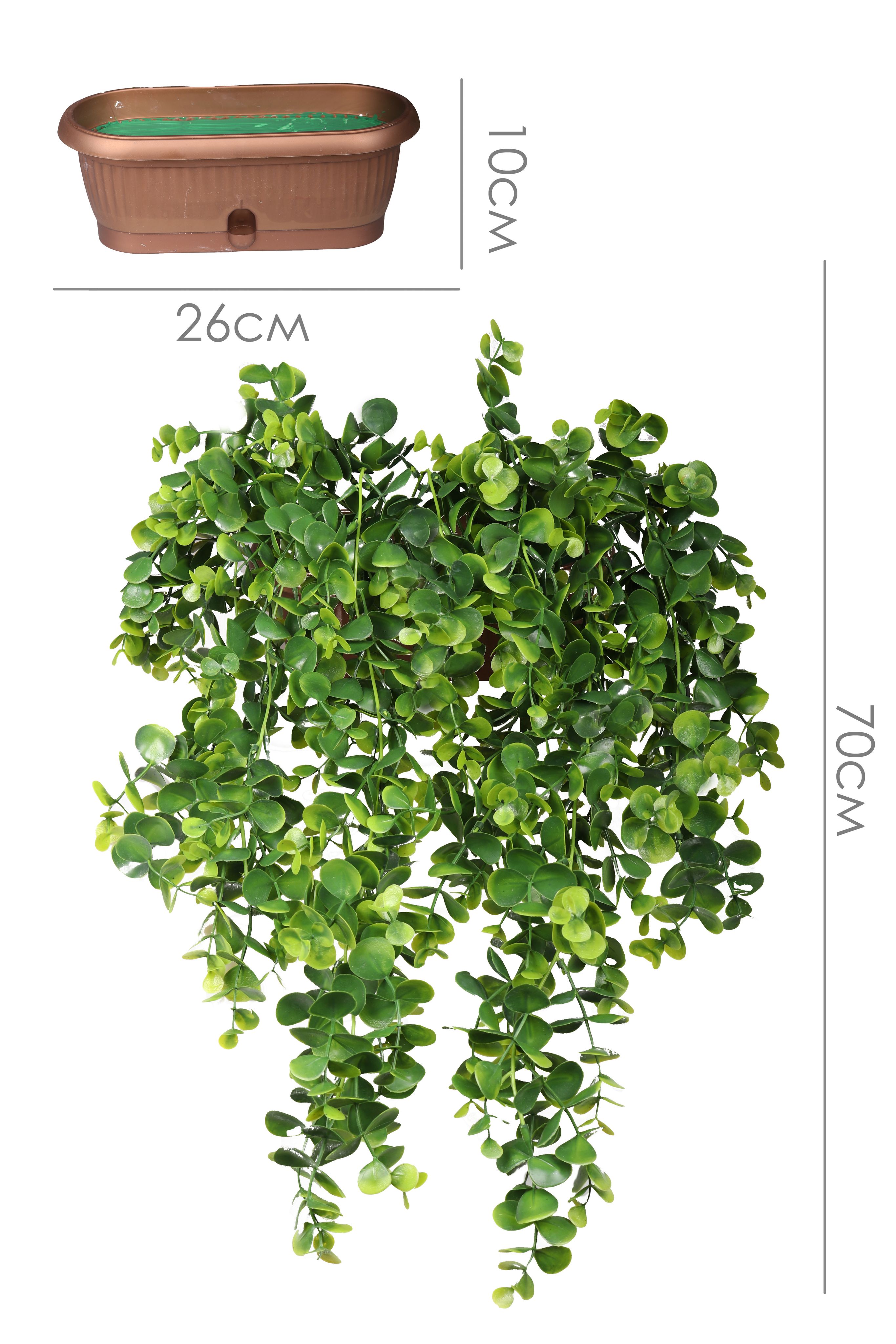 

Искусственные кусты Свисающие (эвкалипт), Зеленый, Л-98-00-1