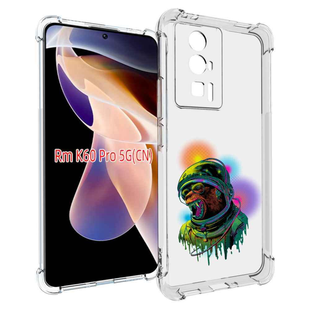 

Чехол MyPads медведь космонавт для Xiaomi Redmi K60 Pro, Прозрачный, Tocco