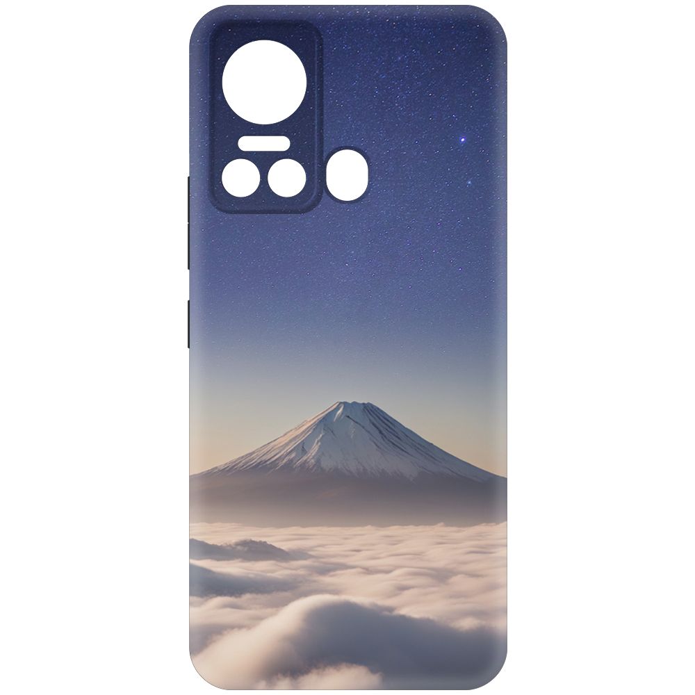 

Чехол-накладка Krutoff Soft Case Япония, Фудзияма для ITEL S18 черный