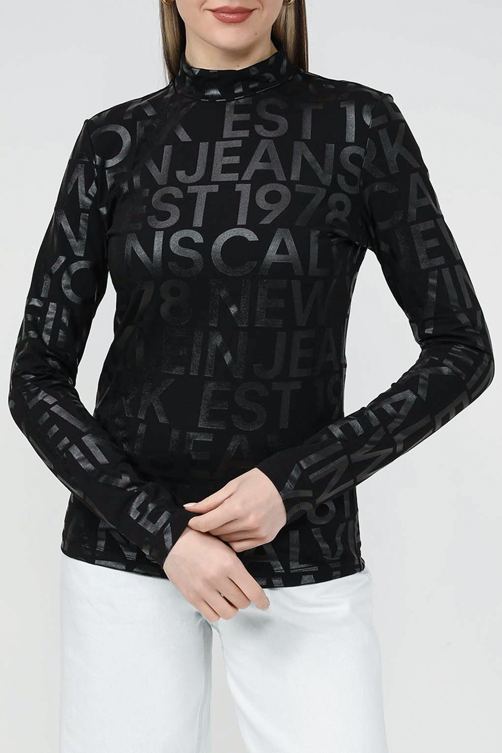 Лонгслив женский Calvin Klein Jeans J20J222988 черный M