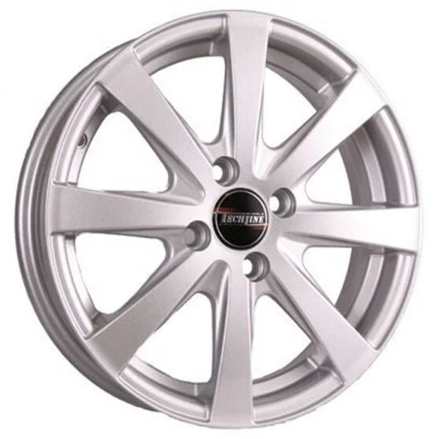 

Диск литой r15 5.5j 4x100/60.1 et45 tech line 534 s t534-5515-601-4x100-45s, Серебристый