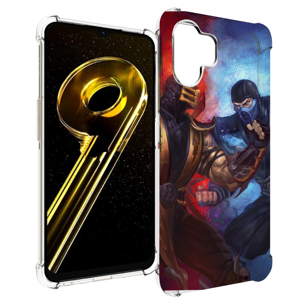 

Чехол бампер MyPads Mortal Kombat art для Realme 10 5G противоуд..., Прозрачный, Tocco