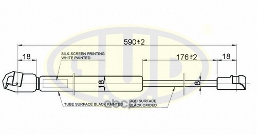 

Амортизатор багажника nis note (e11) 03/06- 435n l=590/176mm G.U.D. ggs020370