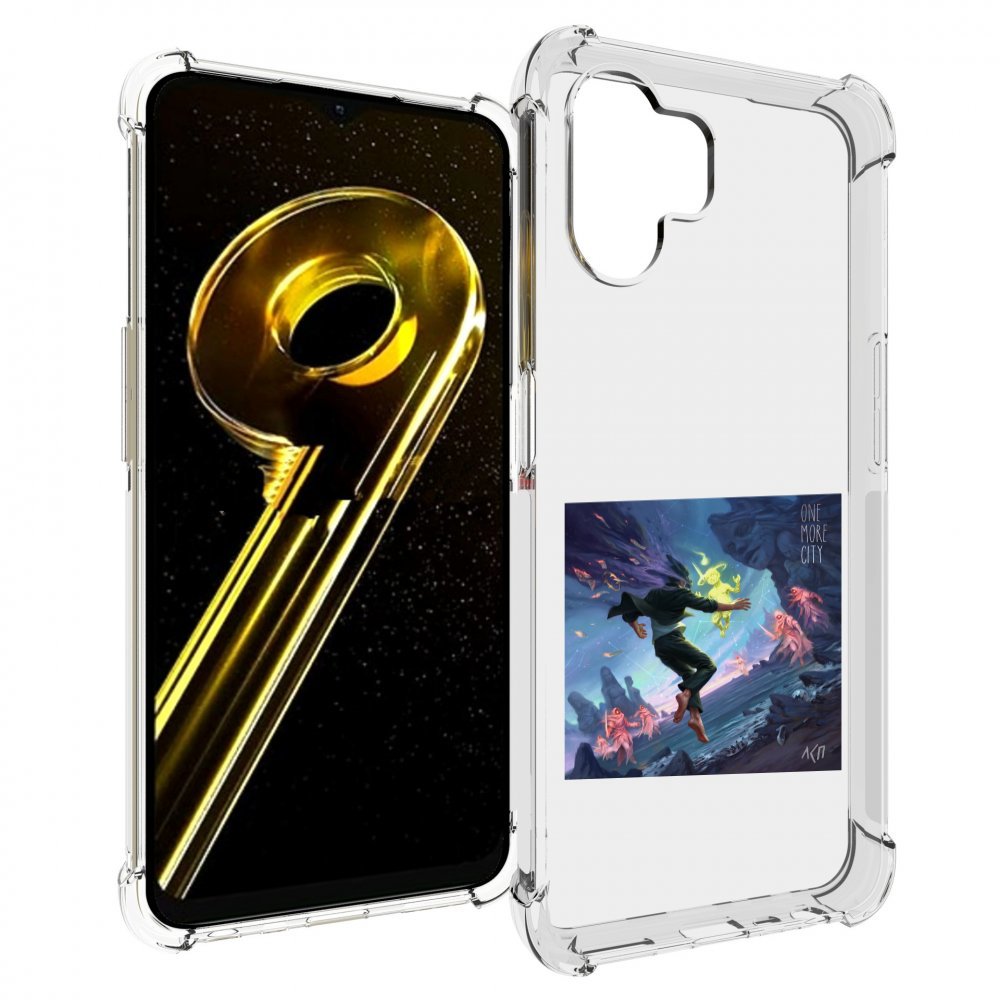 

Чехол бампер MyPads One More City ЛСП для Realme 10 5G противоуд..., Прозрачный, Tocco