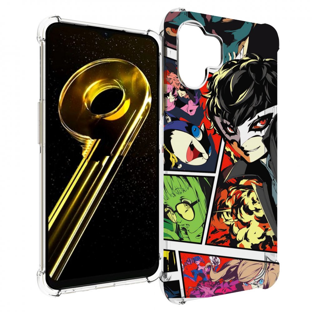 Чехол бампер MyPads Persona 5 art для Realme 10 5G противоударный