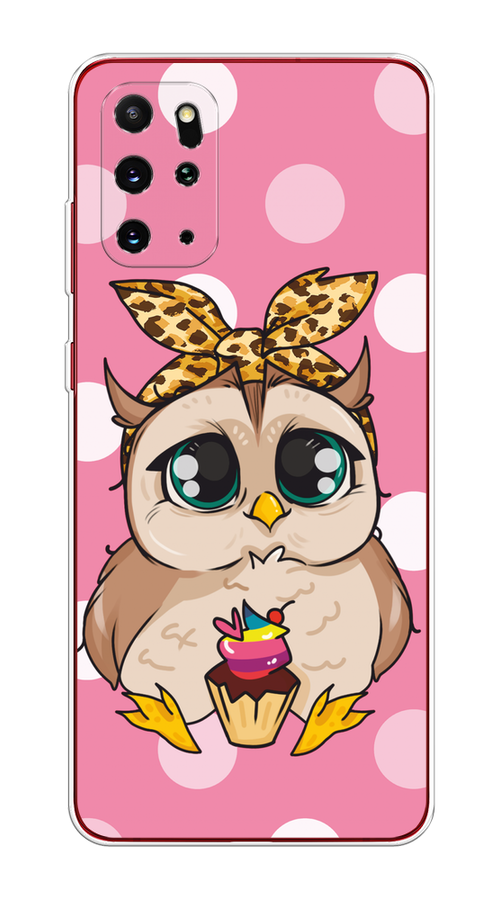 

Чехол на Samsung Galaxy S20 Plus "Милая совушка на розовом", Розовый;бежевый;коричневый, 29350-1