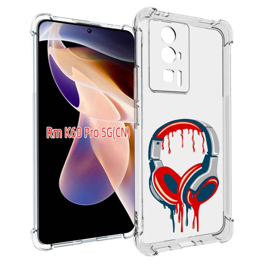 Чехол MyPads не делай громко для Xiaomi Redmi K60 Pro
