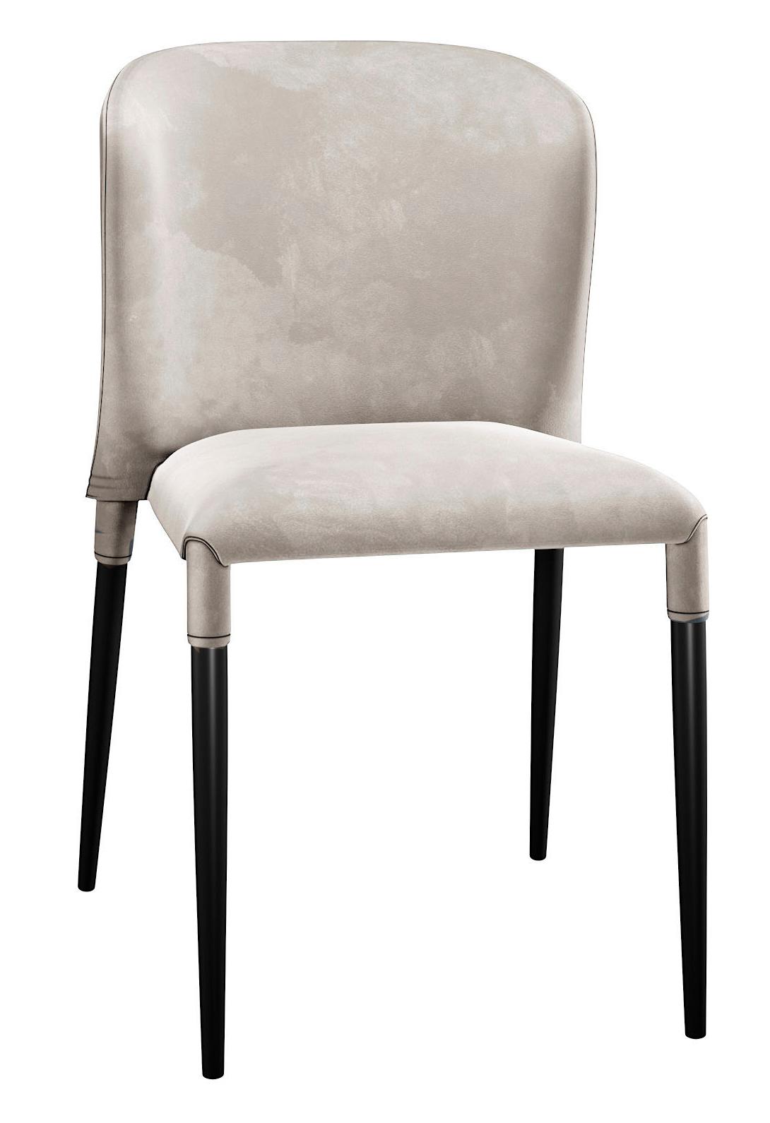 

Стул DikLine 275 C103 крем, ножки черные, 2 шт., 275